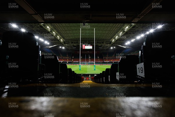 221125 - Wales v New Zealand - Quilter Nations Series - General view inside Principality Stadium before the match