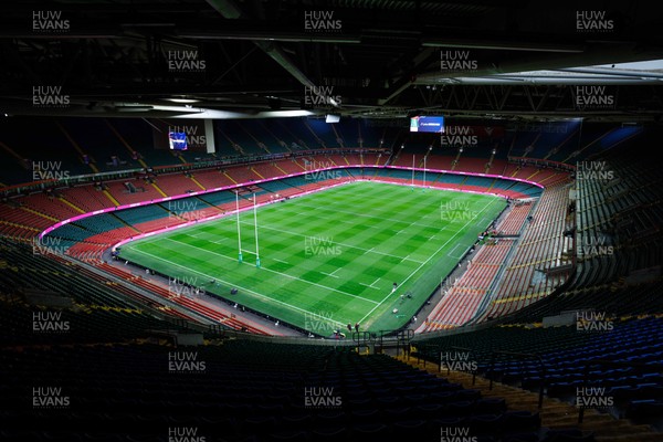 221125 - Wales v New Zealand - Quilter Nations Series - General view inside Principality Stadium before the match