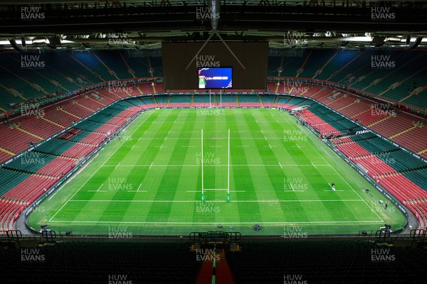 221125 - Wales v New Zealand - Quilter Nations Series - General view inside Principality Stadium before the match