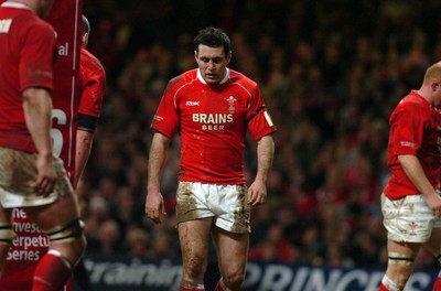 25.11.06 - Wales v New Zealand - Invesco Perpetual Series 2006 - Stephen Jones looks dejected 