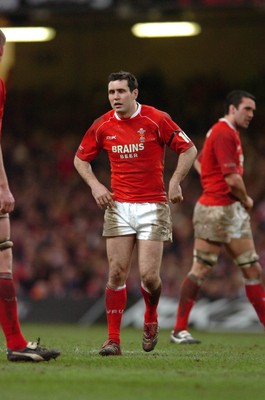 25.11.06  Wales v New Zealand Wales Stephen Jones feels the heat. 