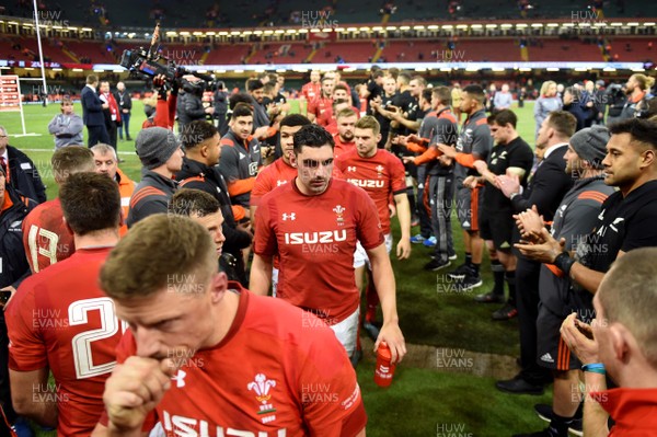 251117 - Wales v New Zealand - Under Armour Series - Wales players leave the field at the end of the game