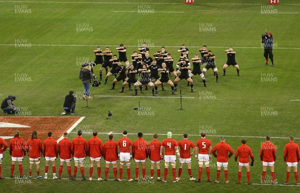 251117 - Wales v New Zealand - Under Armour Series 2017 - New Zealand perform the haha