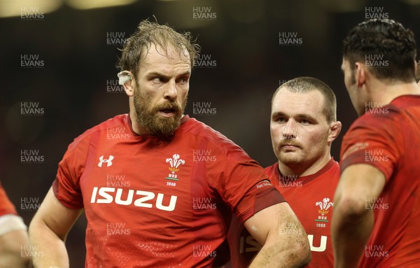 251117 - Wales v New Zealand - Under Armour Series 2017 - Alun Wyn Jones and Ken Owens of Wales