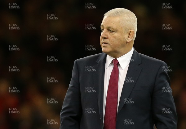 241117 - Wales v New Zealand, Under Armour 2017 Series - Wales head coach Warren Gatland before the start of the match