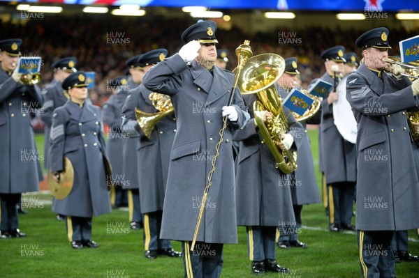 251117 - Wales v New Zealand - Under Armour Series - RAF Band