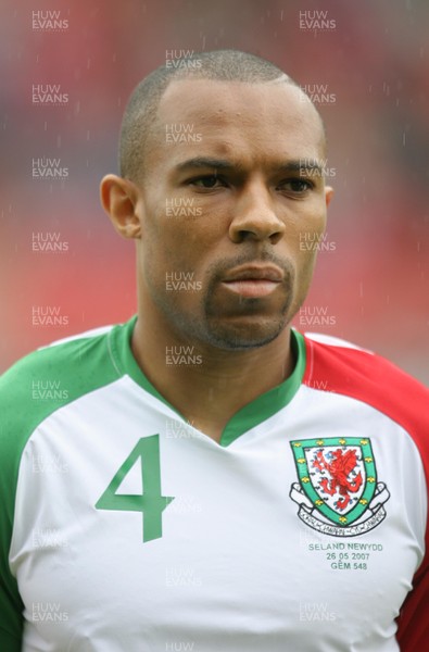 26.05.07 - Wales v New Zealand, Nationwide International Friendly Match, Wrexham Wales' Danny Gabbidon 