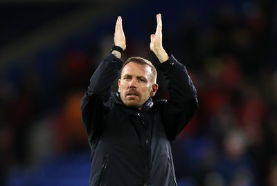 181125 - Wales v North Macedonia, FIFA World Cup European Qualifiers - Wales Manager Craig Bellamy at full time