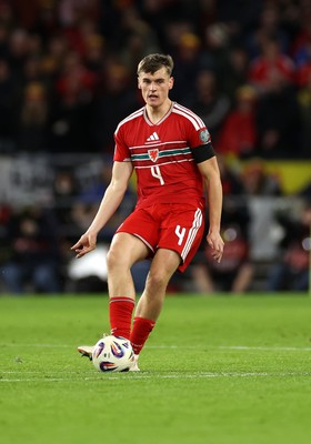 181125 - Wales v North Macedonia, FIFA World Cup European Qualifiers - Dylan Lawlor of Wales 