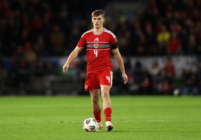181125 - Wales v North Macedonia, FIFA World Cup European Qualifiers - Dylan Lawlor of Wales 