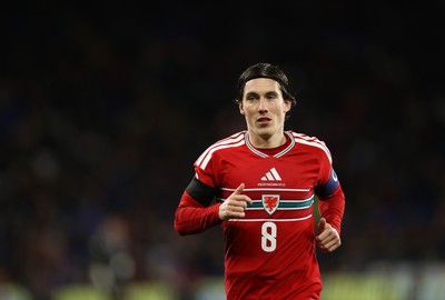 181125 - Wales v North Macedonia, FIFA World Cup European Qualifiers - Harry Wilson of Wales 