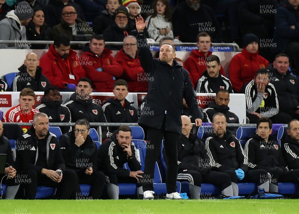 181125 - Wales v North Macedonia, FIFA World Cup European Qualifiers - Wales Manager Craig Bellamy 
