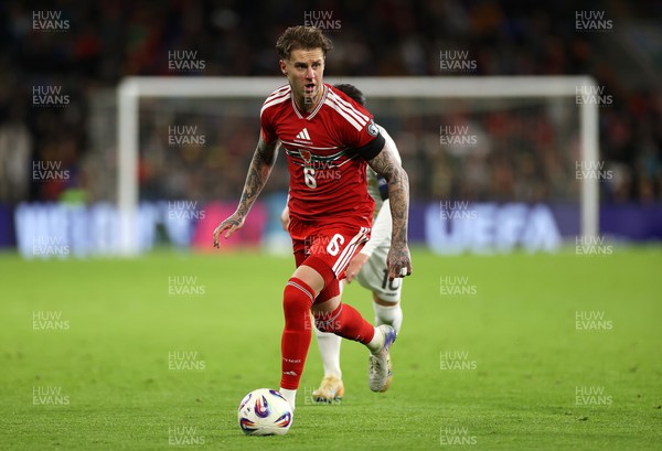 181125 - Wales v North Macedonia, FIFA World Cup European Qualifiers - Joe Rodon of Wales 