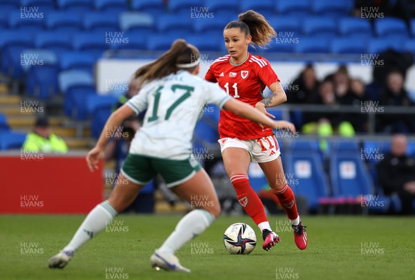 060423 - Wales v Northern Ireland - Women�s International Friendly - Hannah Cain of Wales 