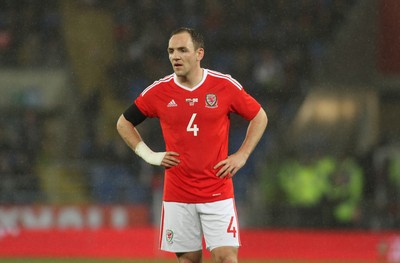 240316 - Vauxhall International Friendly - Wales v Northern Ireland -David Vaughan of Wales