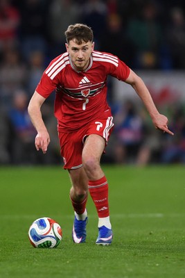 310326 - Wales v Northern Ireland - International Friendly - David Brooks of Wales
