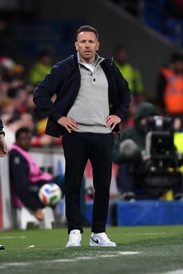 310326 - Wales v Northern Ireland - International Friendly - Craig Bellamy, Wales Manager