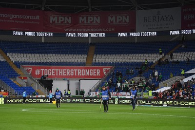 310326 - Wales v Northern Ireland - International Friendly - a empty away end
