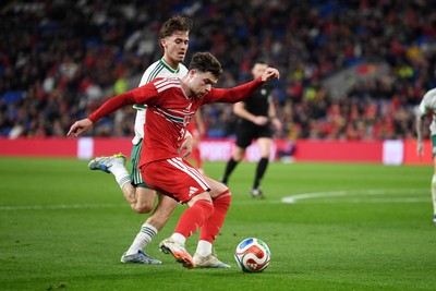 310326 - Wales v Northern Ireland - International Friendly - Neco Williams of Wales