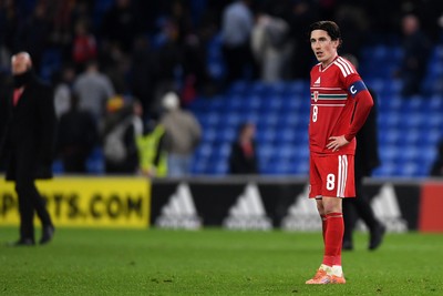 310326 - Wales v Northern Ireland - International Friendly - Dejected Harry Wilson of Wales