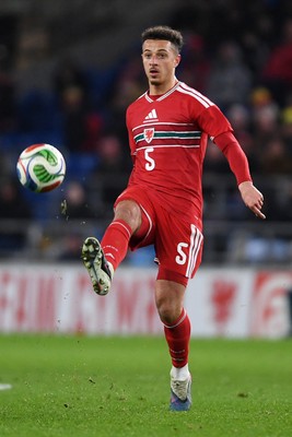 310326 - Wales v Northern Ireland - International Friendly - Ethan Ampadu of Wales