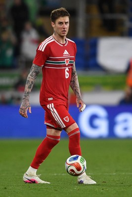 310326 - Wales v Northern Ireland - International Friendly - Joe Rodon of Wales