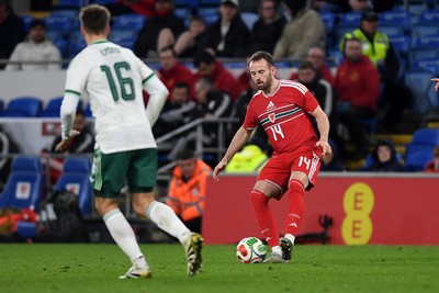 310326 - Wales v Northern Ireland - International Friendly - Rhys Norrington-Davies of Wales