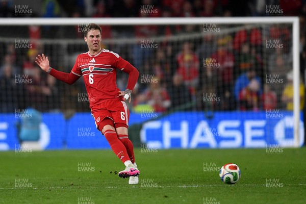 310326 - Wales v Northern Ireland - International Friendly - Joe Rodon of Wales