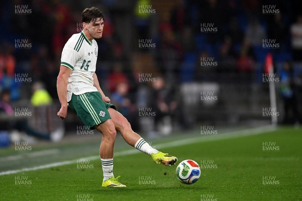310326 - Wales v Northern Ireland - International Friendly - Justin Devenny of Northern Ireland