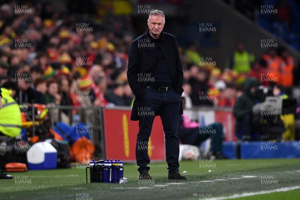 310326 - Wales v Northern Ireland - International Friendly - Michael O'Neill, Northern Ireland Manager