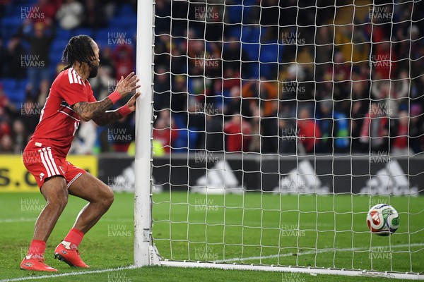 310326 - Wales v Northern Ireland - International Friendly - Sorba Thomas of Wales scores a goal
