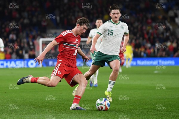 310326 - Wales v Northern Ireland - International Friendly - Lewis Koumas of Wales