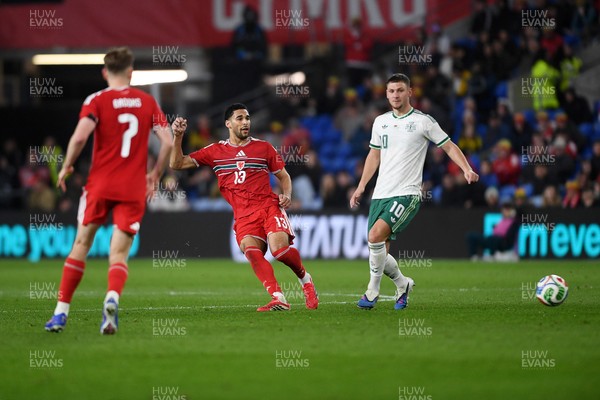 310326 - Wales v Northern Ireland - International Friendly - Ben Cabango of Wales