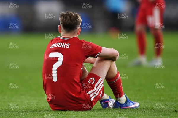 310326 - Wales v Northern Ireland - International Friendly - Dejected David Brooks of Wales