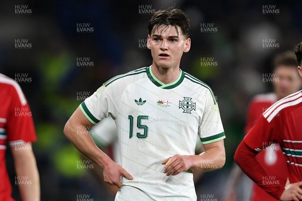 310326 - Wales v Northern Ireland - International Friendly - Justin Devenny of Northern Ireland