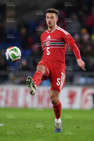 310326 - Wales v Northern Ireland - International Friendly - Ethan Ampadu of Wales