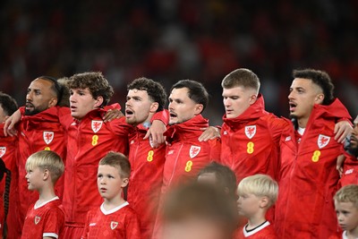 011026 - Wales v Norway - UEFA Nations League - Wales anthem