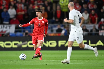 011026 - Wales v Norway - UEFA Nations League - Ethan Ampadu of Wales