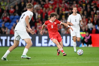 011026 - Wales v Norway - UEFA Nations League - Lewis Koumas of Wales