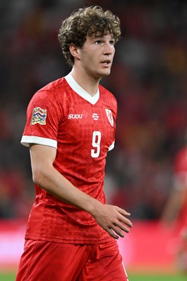 011026 - Wales v Norway - UEFA Nations League - Lewis Koumas of Wales