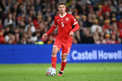 011026 - Wales v Norway - UEFA Nations League - \Ethan Ampadu of Wales
