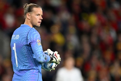 011026 - Wales v Norway - UEFA Nations League - Orjan Haskjold Nyland of Norway