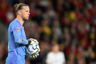 011026 - Wales v Norway - UEFA Nations League - Orjan Haskjold Nyland of Norway