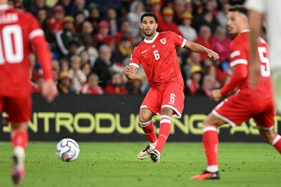 011026 - Wales v Norway - UEFA Nations League - Ben Cabango of Wales