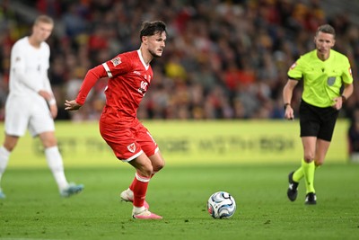 011026 - Wales v Norway - UEFA Nations League - Liam Cullen of Wales