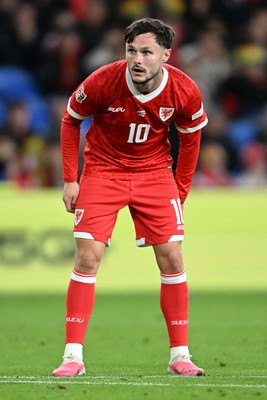 011026 - Wales v Norway - UEFA Nations League - Liam Cullen of Wales