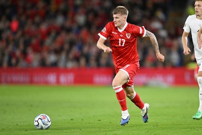 011026 - Wales v Norway - UEFA Nations League - Jordan James of Wales
