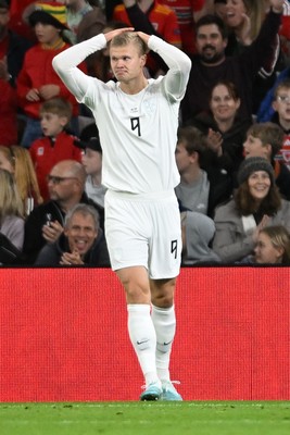 011026 - Wales v Norway - UEFA Nations League - Erling Braut Haaland of Norway