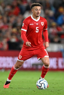 011026 - Wales v Norway - UEFA Nations League - Ethan Ampadu of Wales