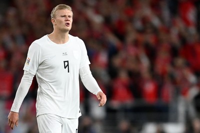 011026 - Wales v Norway - UEFA Nations League - Erling Braut Haaland of Norway